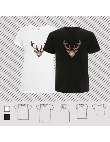 T-shirt ORIGAMI POP DEER FACE