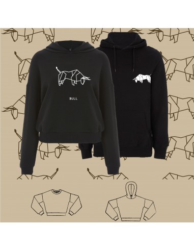 SWEATSHIRT ORIGAMI BULL