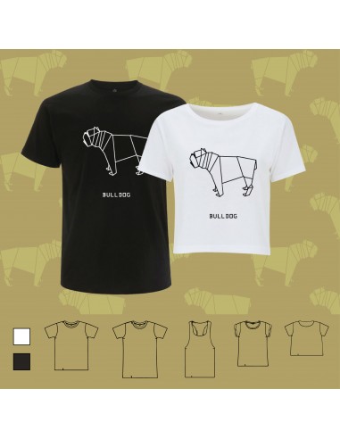 T-shirt ORIGAMI BULLDOG cane