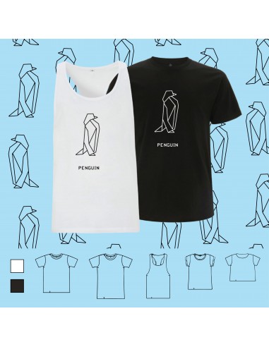 T-shirt ORIGAMI PENGUIN pinguino