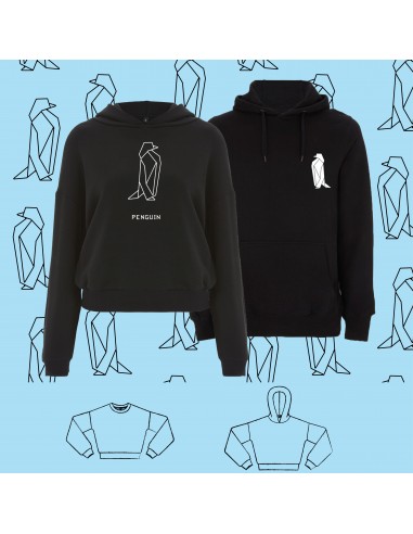 SWEATSHIRT ORIGAMI PENGUIN