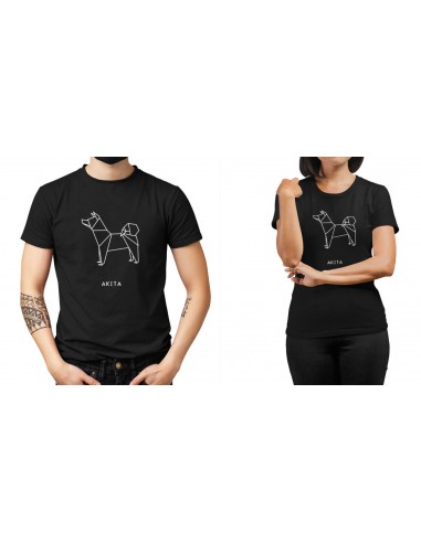 T-shirt ORIGAMI DOG AKITA