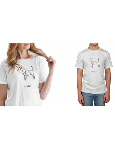 T-shirt ORIGAMI DOG BEAGLE