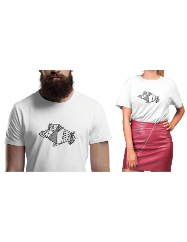 T-shirt ORIGAMI POP BOAR cinghiale