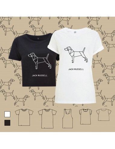 T-shirt ORIGAMI DOG JACK RUSSELL