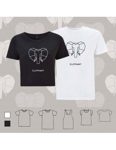 T-shirt ORIGAMI ELEPHANT FACE