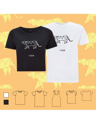 T-shirt ORIGAMI TIGER tigre