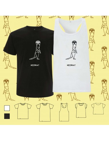 T-shirt ORIGAMI MEERKAT suricate