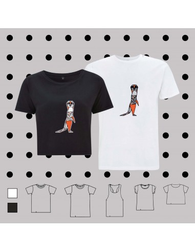 T-shirt ORIGAMI MEERKAT suricato POP