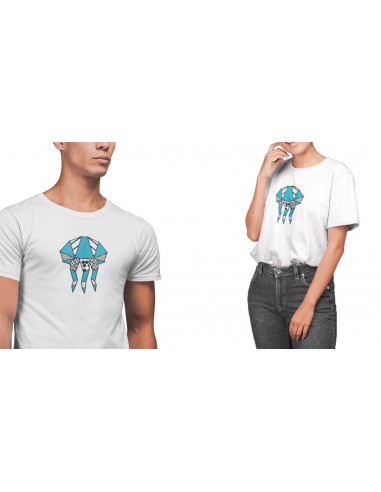 T-shirt ORIGAMI JELLYFISH POP BLUE