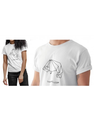 T-shirt ORIGAMI CHAMELEON camaleonte