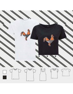 T-shirt ORIGAMI GALLO COCK POP