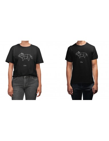 T-shirt ORIGAMI COW mucca