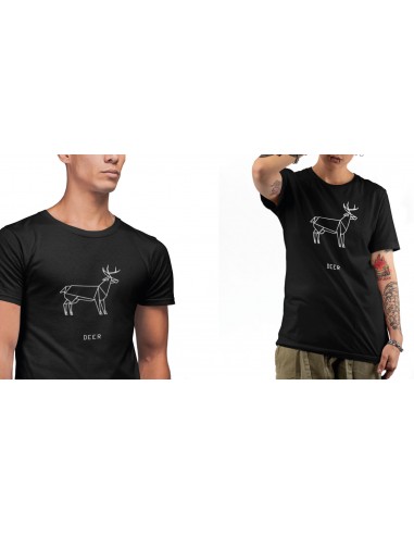 T-shirt ORIGAMI DEER cervo