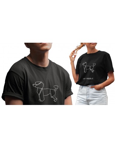 T-shirt ORIGAMI TOY POODLE cane...