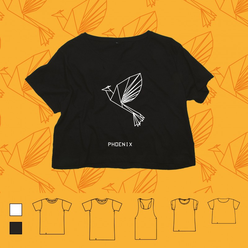 T-shirt ORIGAMI PHOENIX fenice